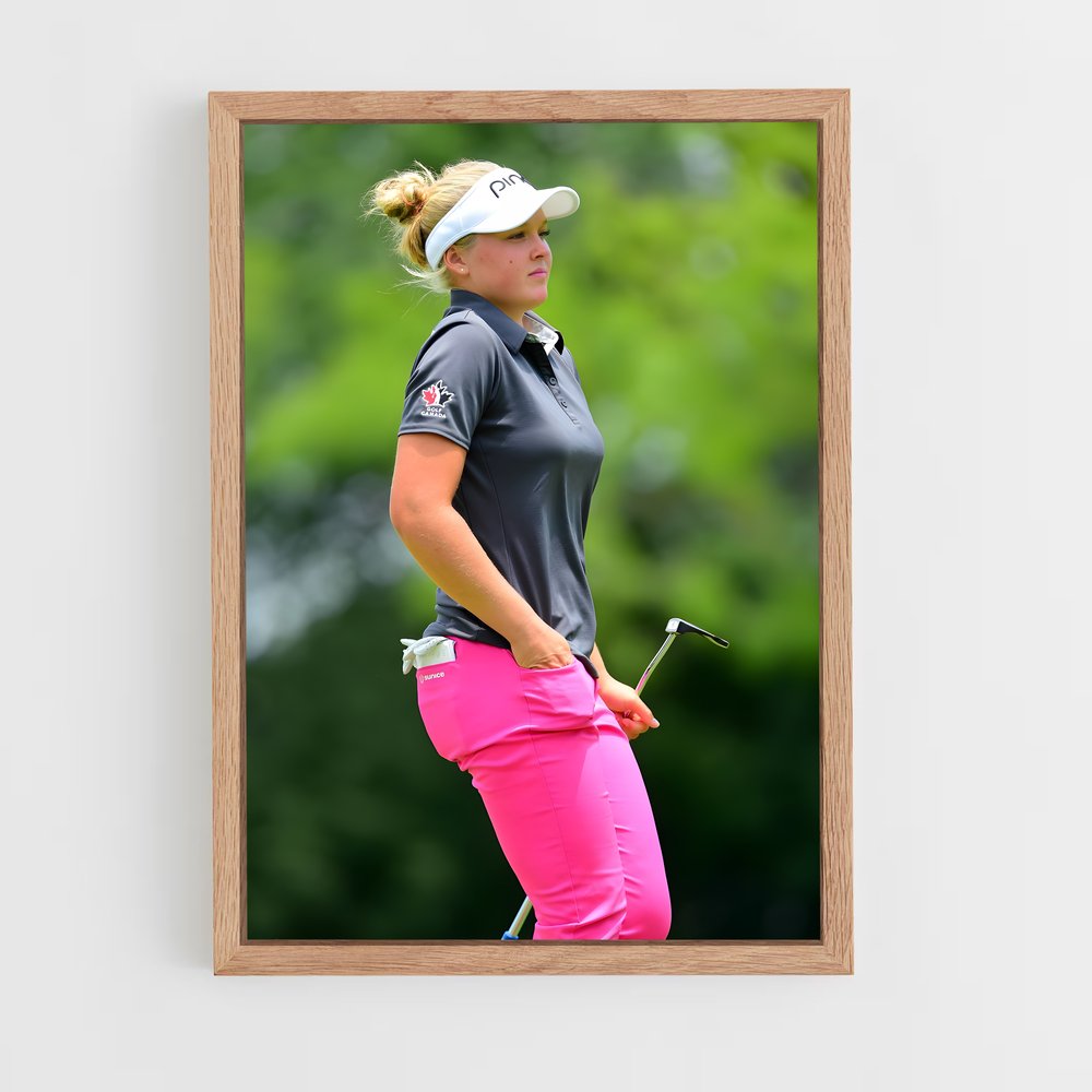 Poster Brooke henderson démarque – affiche Golf (vue 4)